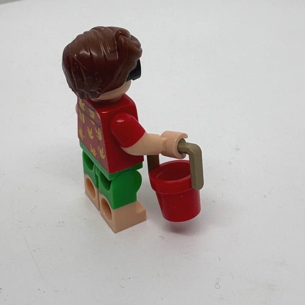 LEGO Batman Movie Vacation Robin Minifigure sh314 Red Duck Shirt Green Goggles